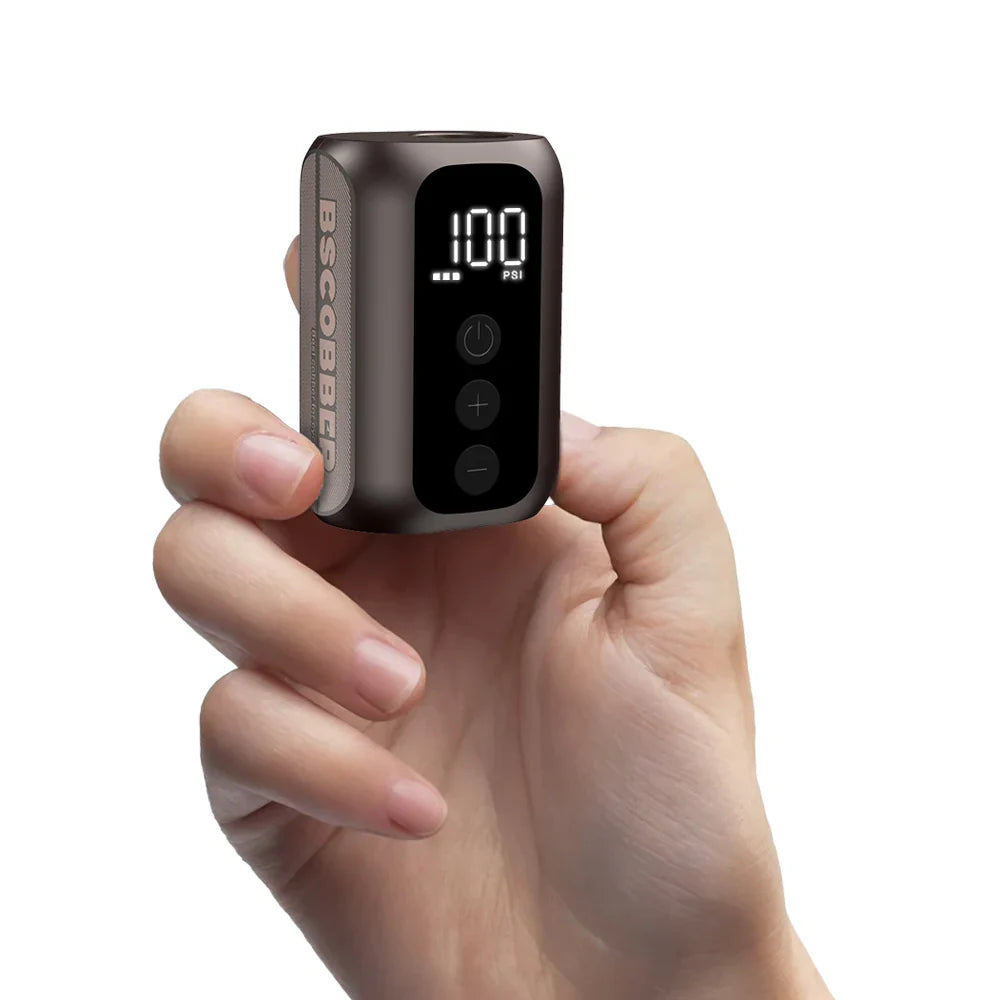 NNEOBA A5mini Portable Wireless Air Pump 100PSI Rechargeable Brown-1