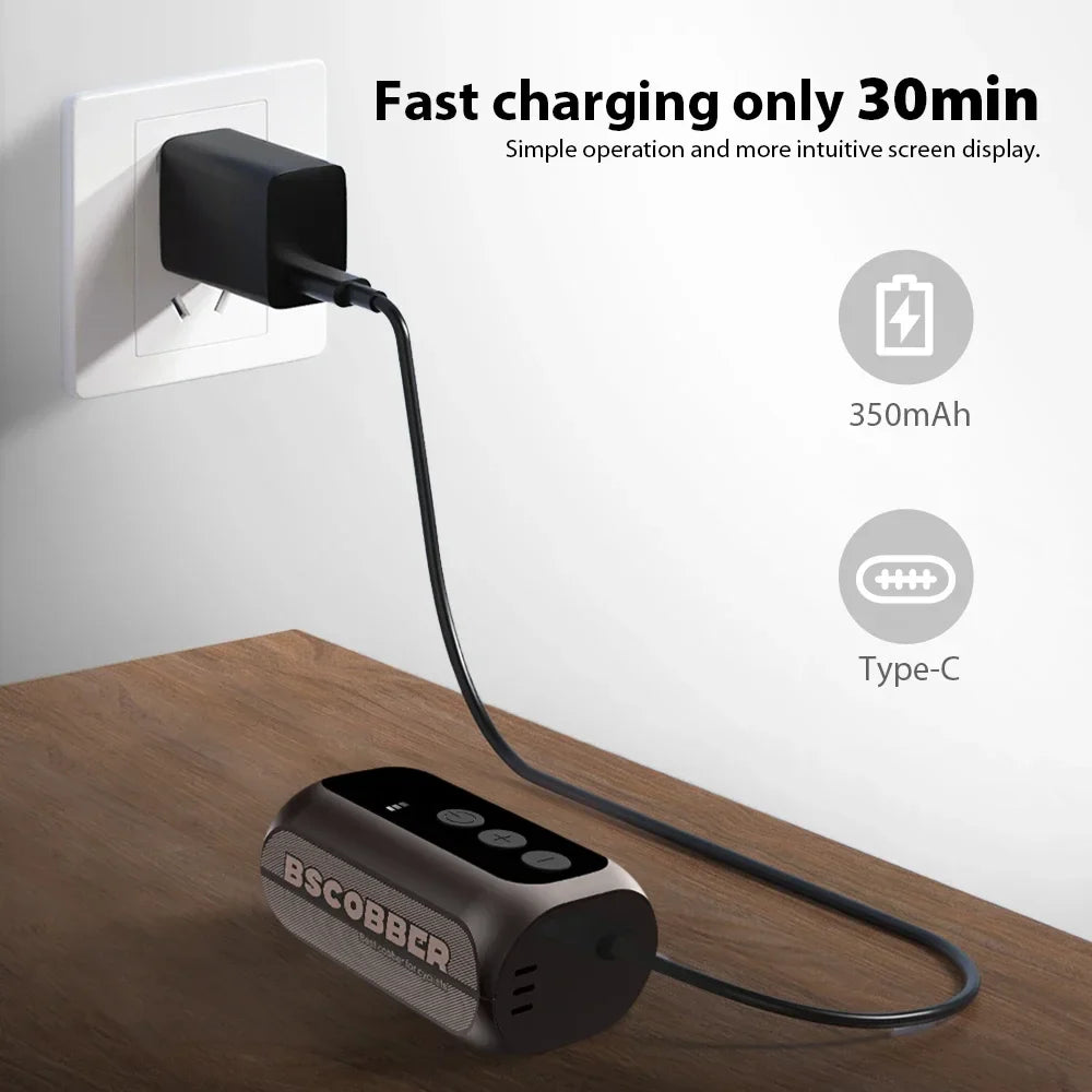 NNEOBA A5mini Portable Wireless Air Pump 100PSI Rechargeable Brown-4