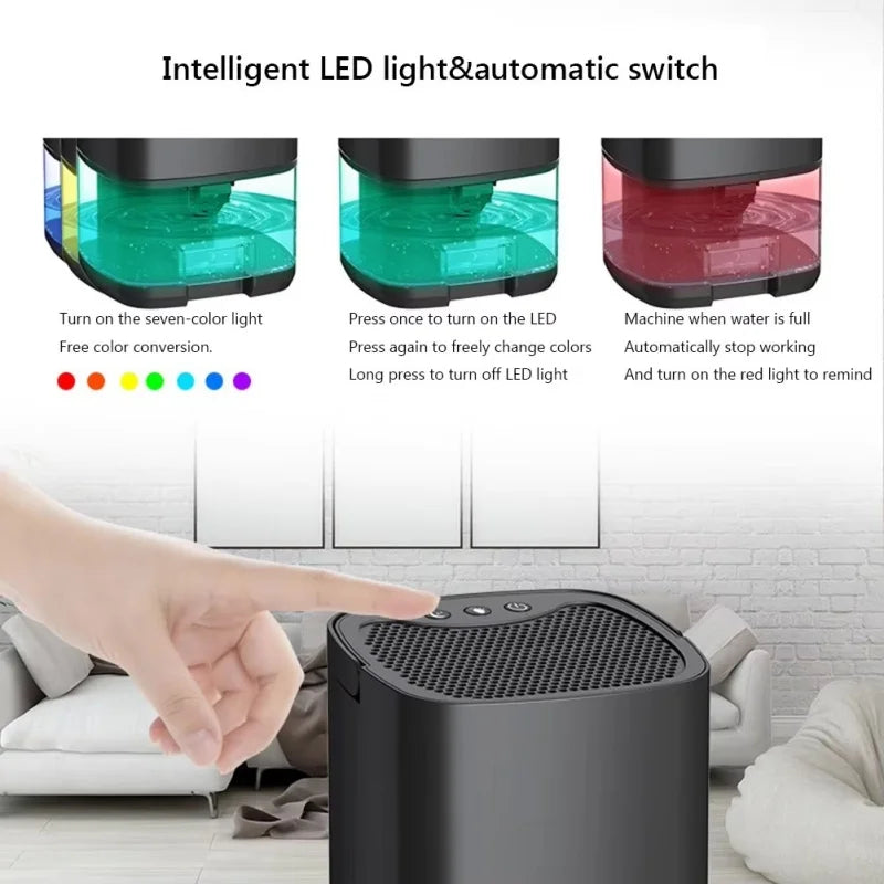 350 ml Luftentfeuchter Stumm Feuchtigkeit Luftfilter für Home Zimmer Büro Küche Feuchtigkeit Absorber Maschine Anti Feuchtigkeit Luft Trockner
