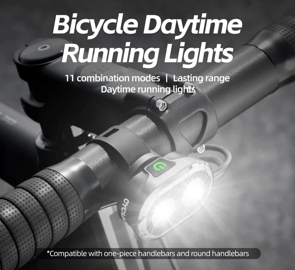 NNEOBA Bike Headlight Rechargeable Black-1