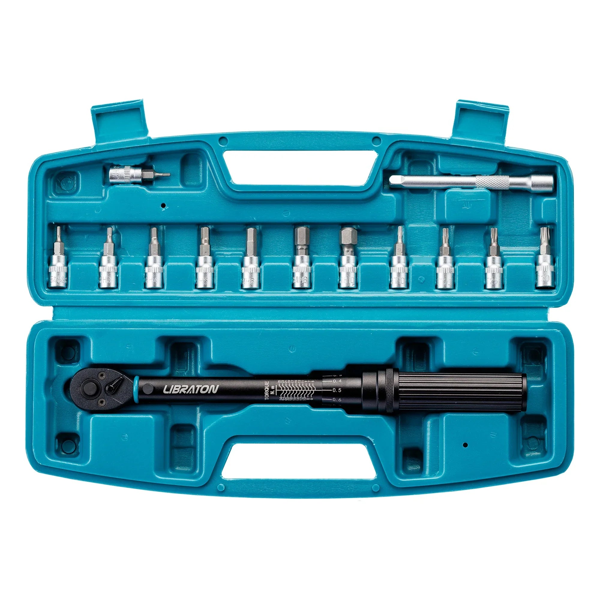 14-Piece Bike Torque Wrench Set Blue-0