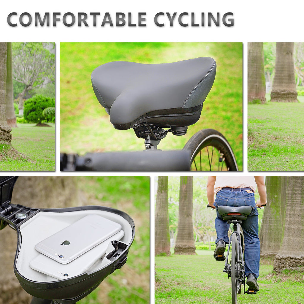YSS 4, YLG Wide Electric Bike Saddle with Storage-4